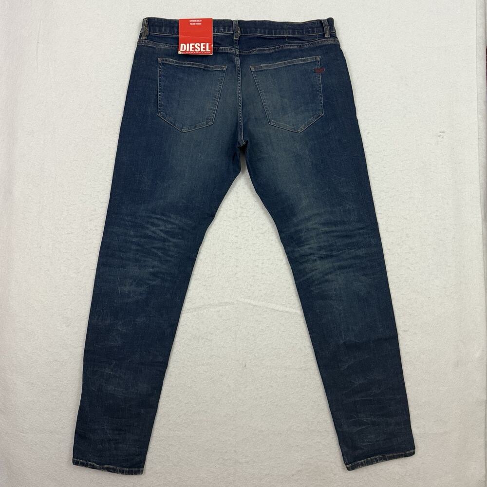 Diesel Mens Jeans Size 40x32 2019 D Strukt 09C73 Made in Italy - Picture 4 of 16